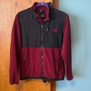 The North Face Black and Burgundy Utility Jacket